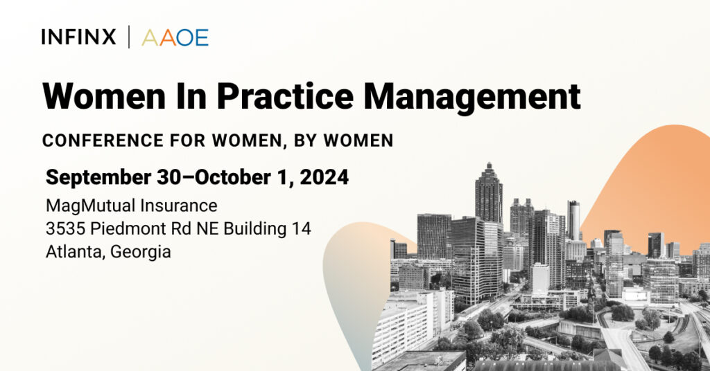 Infinx - Event - AAOE Women In Practice Management 2024